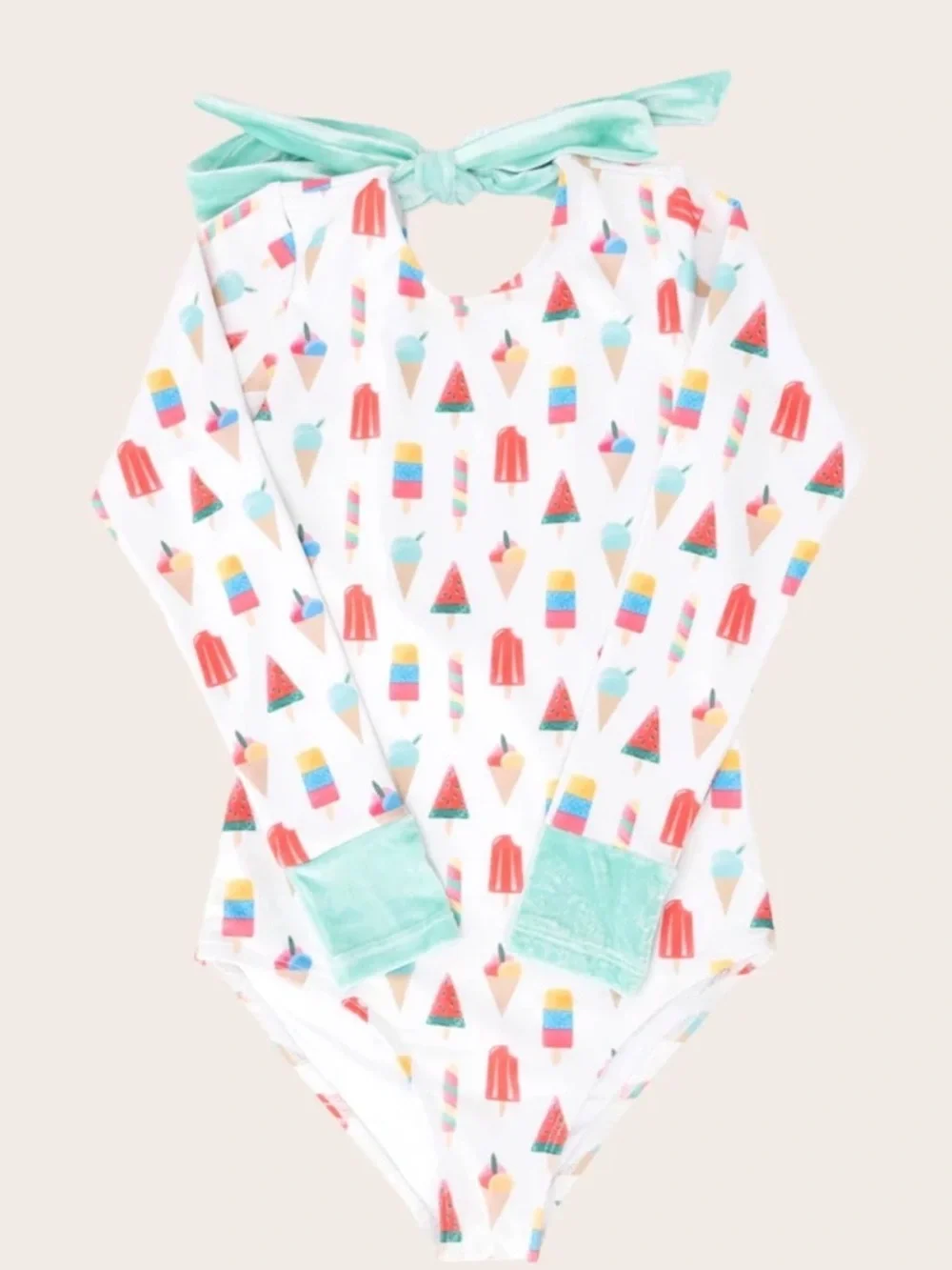 Saint Ida Coney Island Popsicle Swimsuit Sz 8